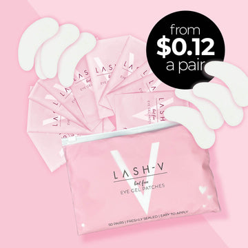 Eye Gel Pads - Lash Extension Supplies (50x pack/ 100x pack/ 150x pack/ 200 pack) - LASH V