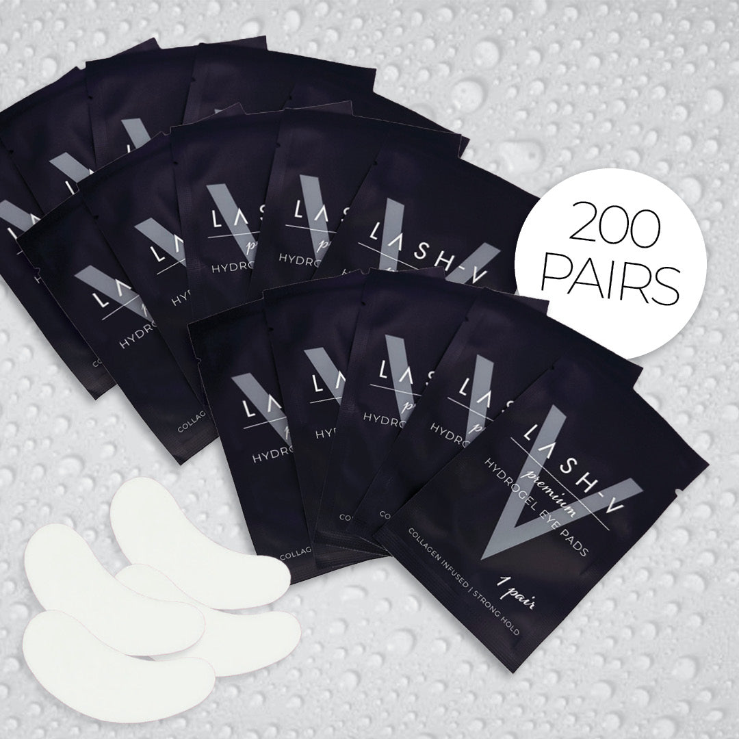 Premium Hydrogel Under Eye Pads - Eye Extensions Supplies (10x pack/ 50x pack / 100x pack/ 150x pack/ 200x pack/ 300x pack) - LASH V