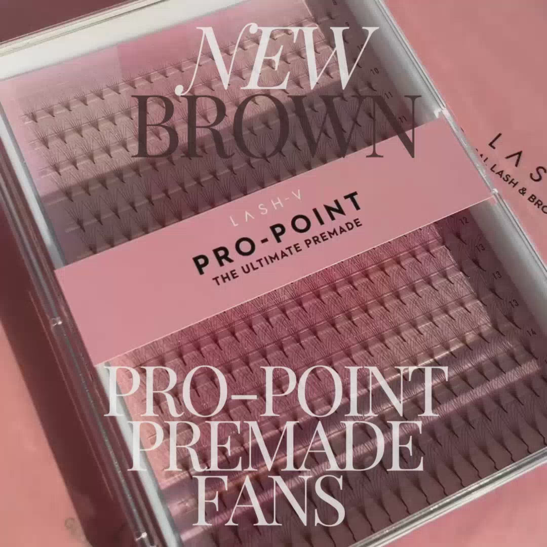 6D Pro-Point Ultimate Brown - 320 Fans - LASH V