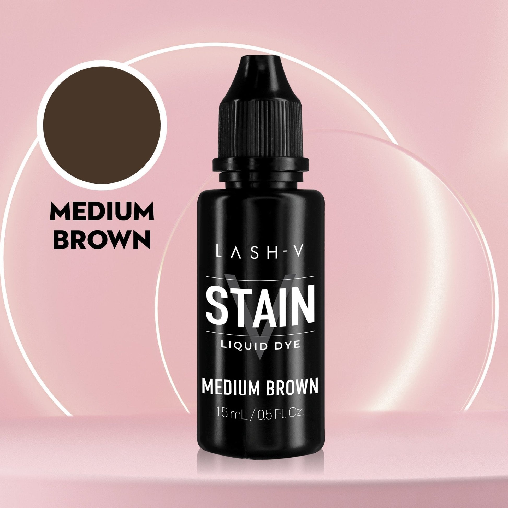 Developer + Stain Liquid Dye WITHOUT Henna 15ml - LASH V