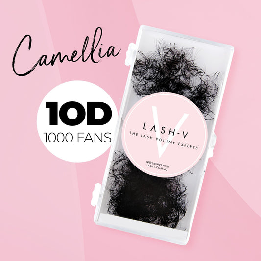 10D Promade Camellia Loose  - 1000 Fans