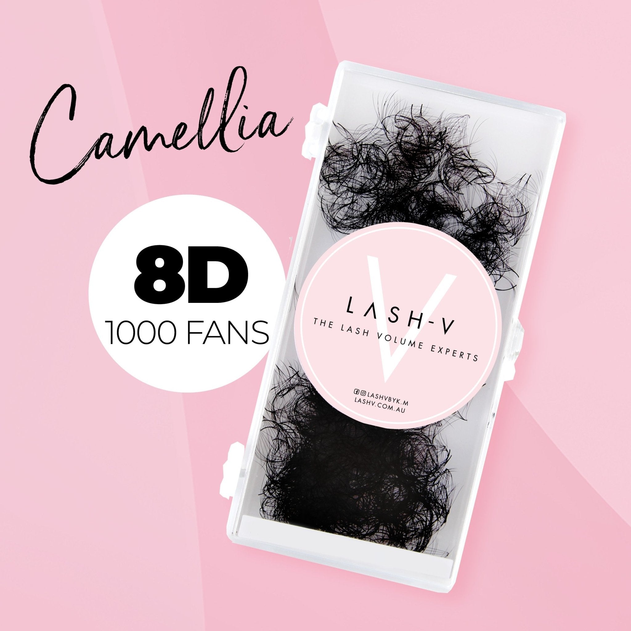 8D Promade Camellia Loose - 1000 Fans - LASH V