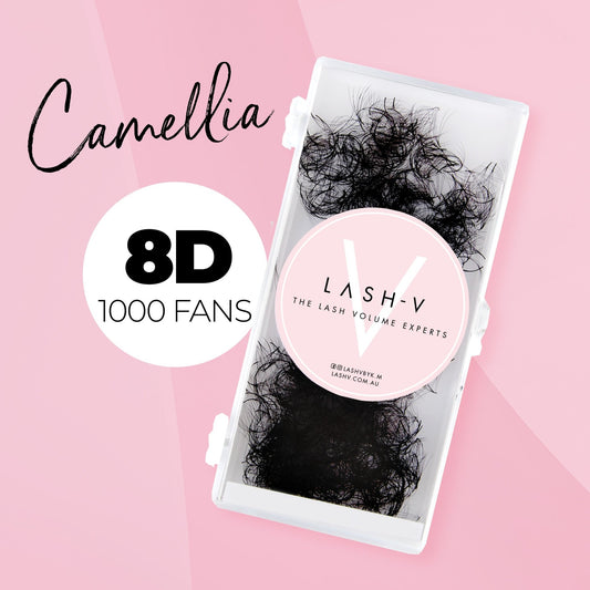 8D Promade Camellia Loose - 1000 Fans