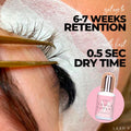 Adhesive Glue - Triple Threat - Best Eyelash Extensions Glue - Lash Supplies - 2 pack - LASH V