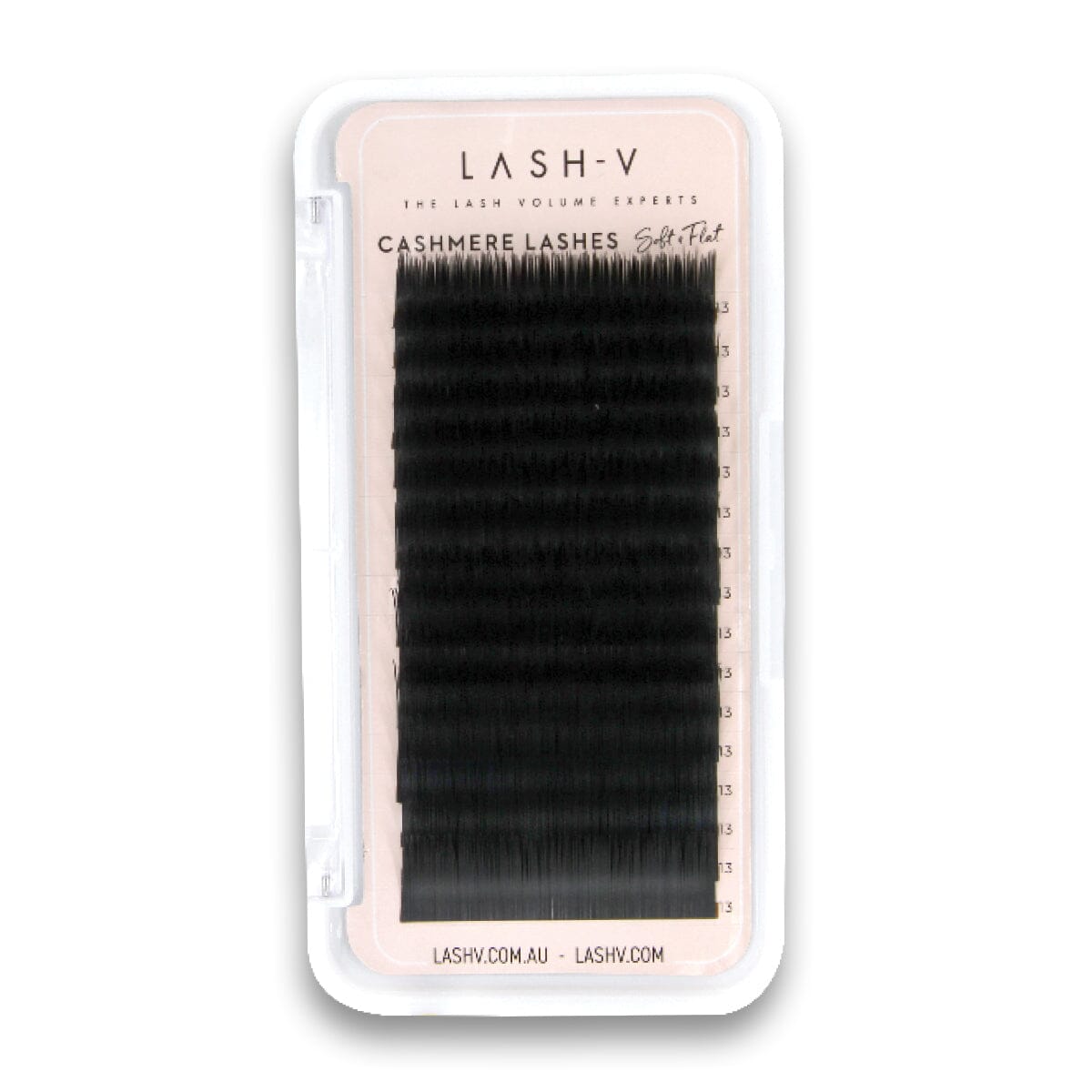 Cashmere Soft Flat Lashes - 0.15 - D Curl - LASH V