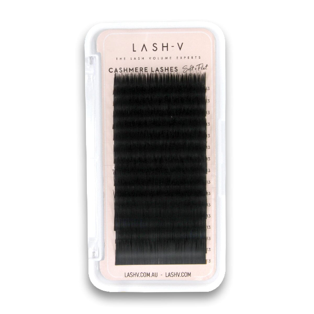 Cashmere Soft Flat Lashes - 0.20 - D Curl - LASH V