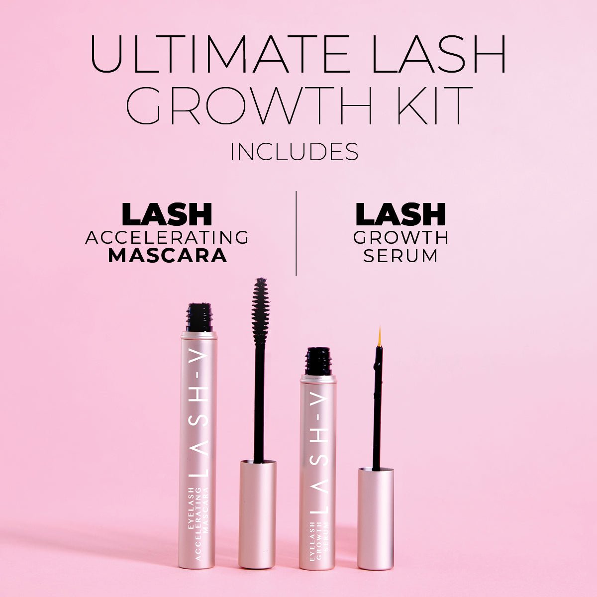 Combo Kit - Ultimate Lash Growth Kit - Lash Growth Serum & Mascara - Bundle Packs - LASH V