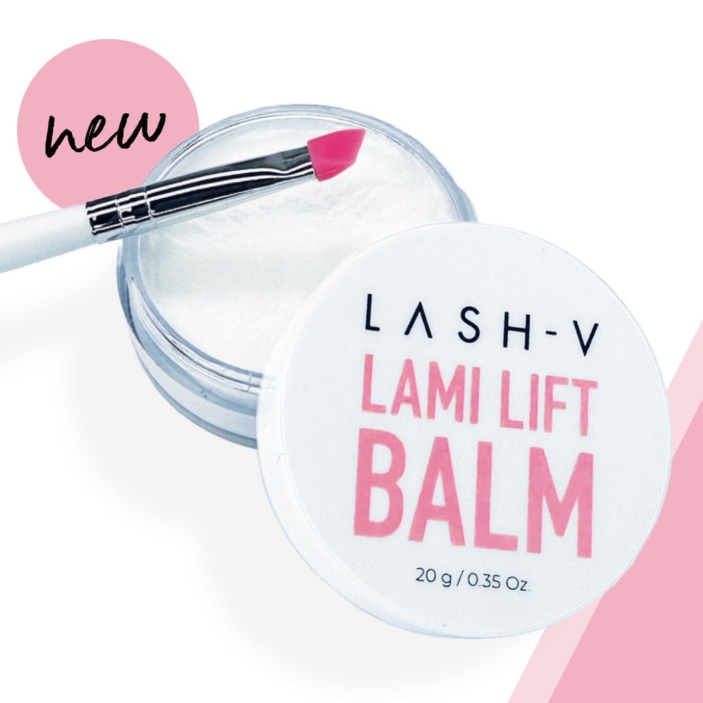 Combo Lami Lift Glue Balm + Silicone Brush - LASH V