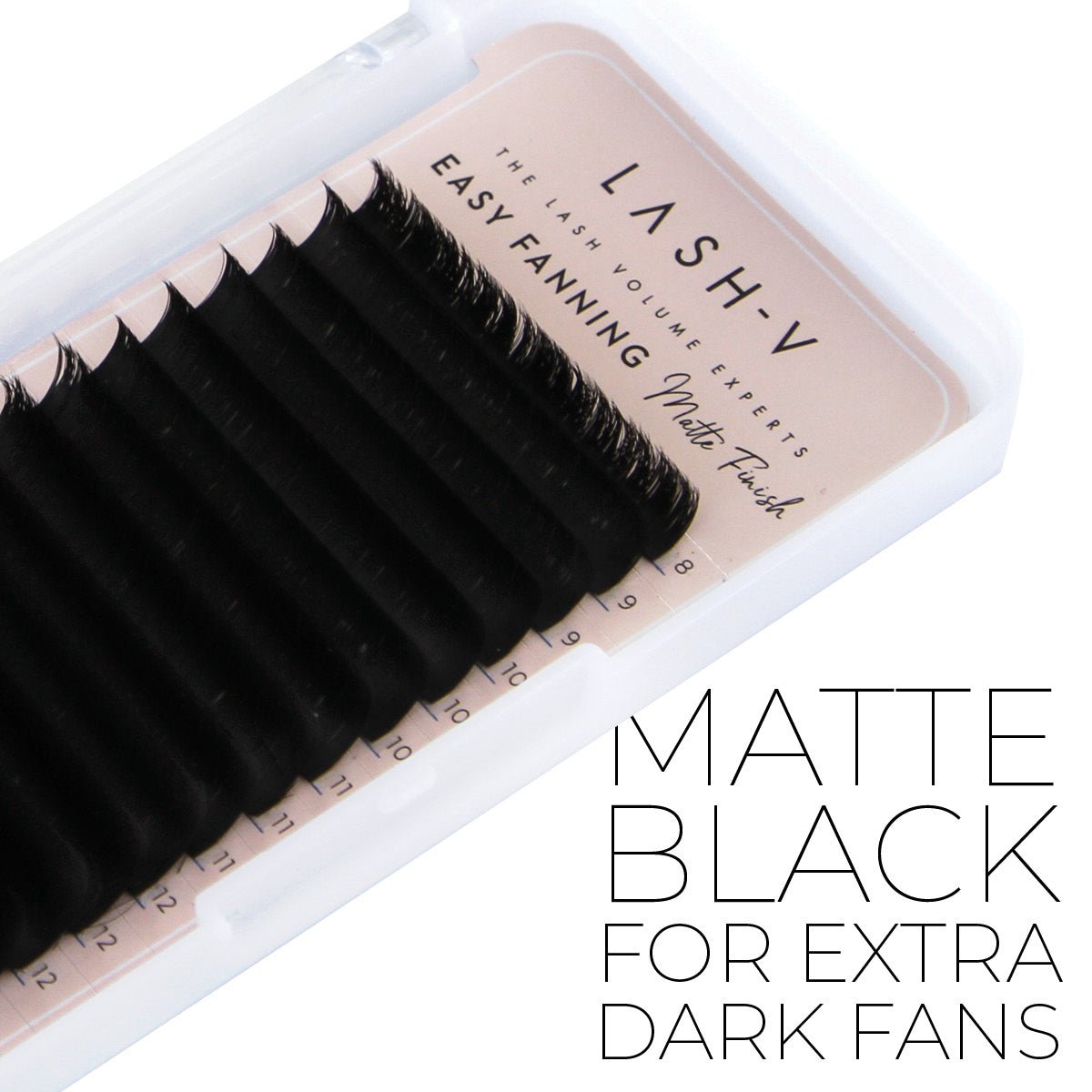 Easy Fanning Matte Finish Lashes - LASH V