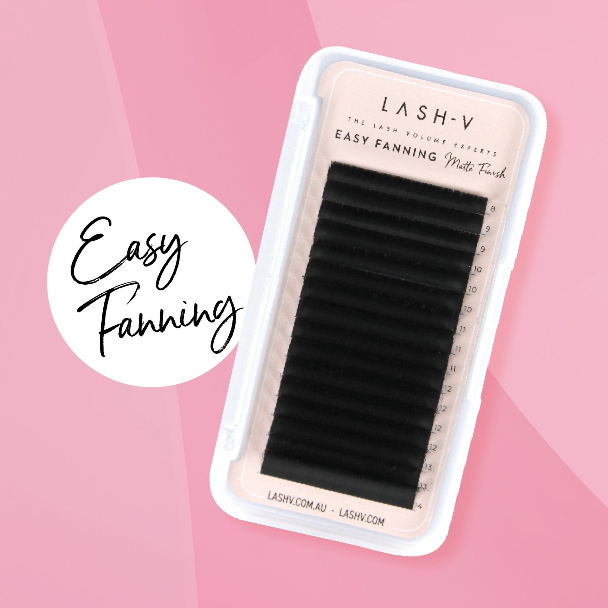 Easy Fanning Matte Finish Lashes - LASH V