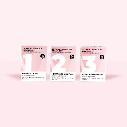 Lash Lift & Brow Lamination Bundle Step 1, 2 & 3.