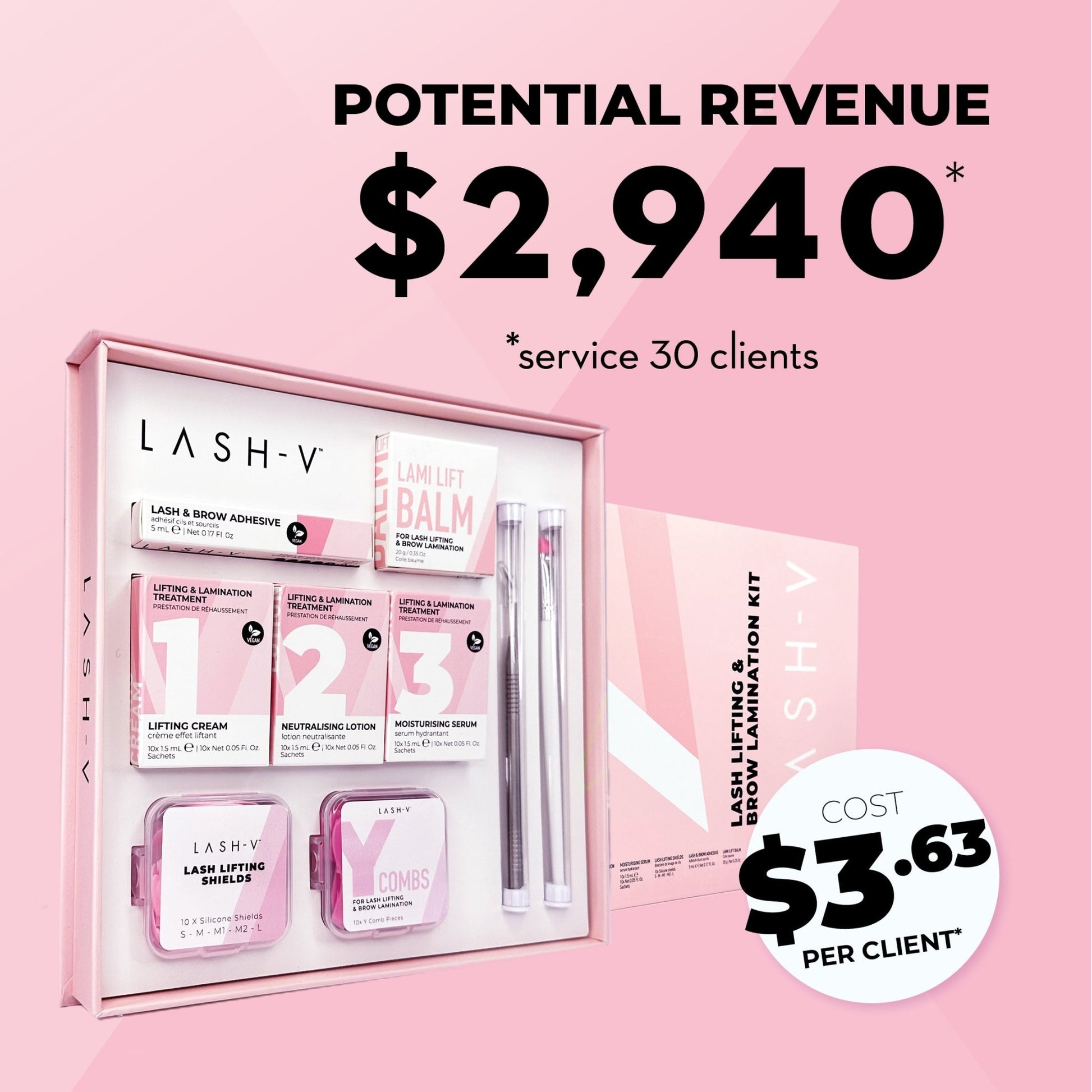 Lash Lifting & Brow Lamination Kit - LASH V