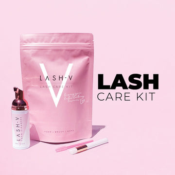 Lash Shampoo Kit - Lash Shampoo + Lash  Brush + Mascara Wand . - LASH V