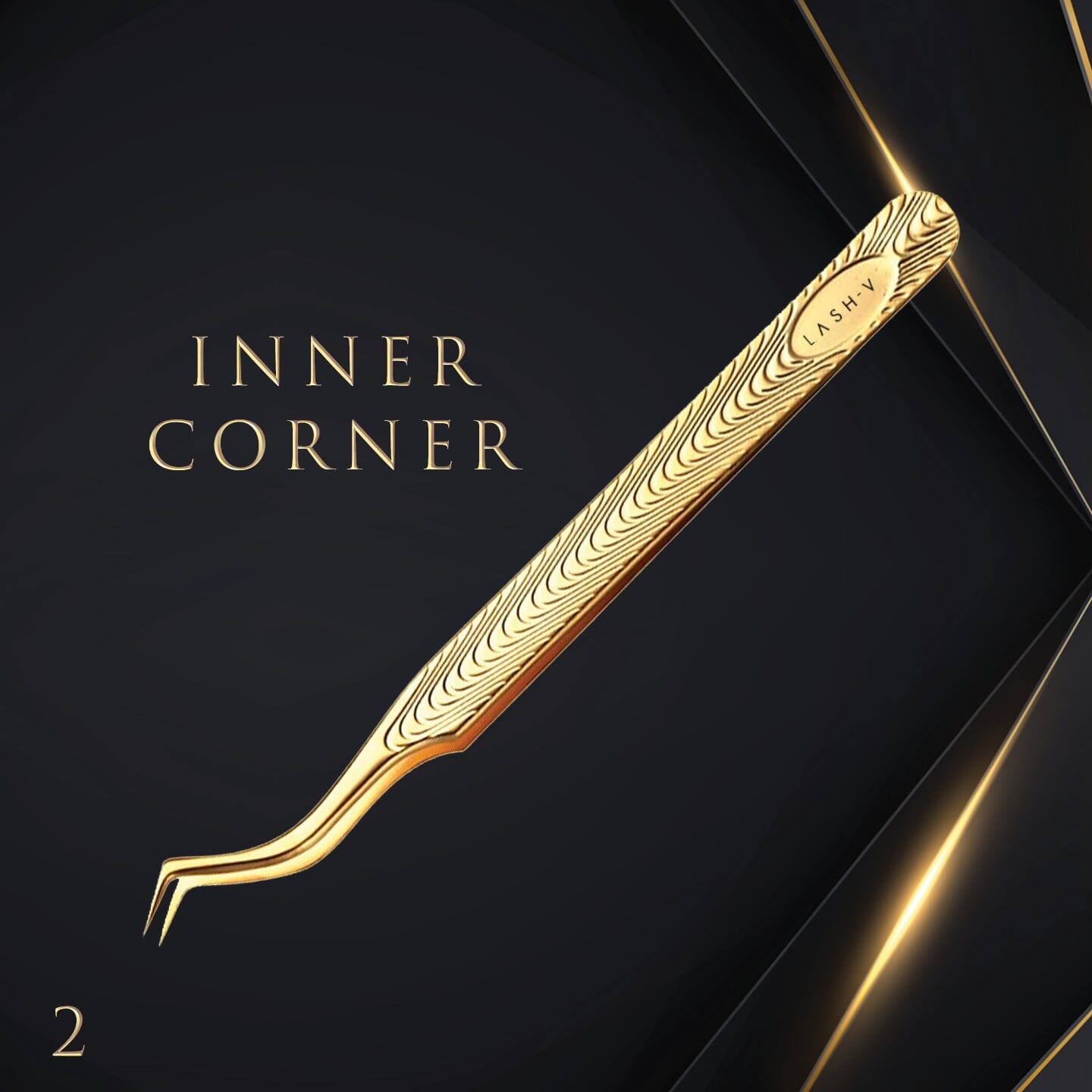 Luxe Gold Tweezers - 7x Pack Combo - LASH V