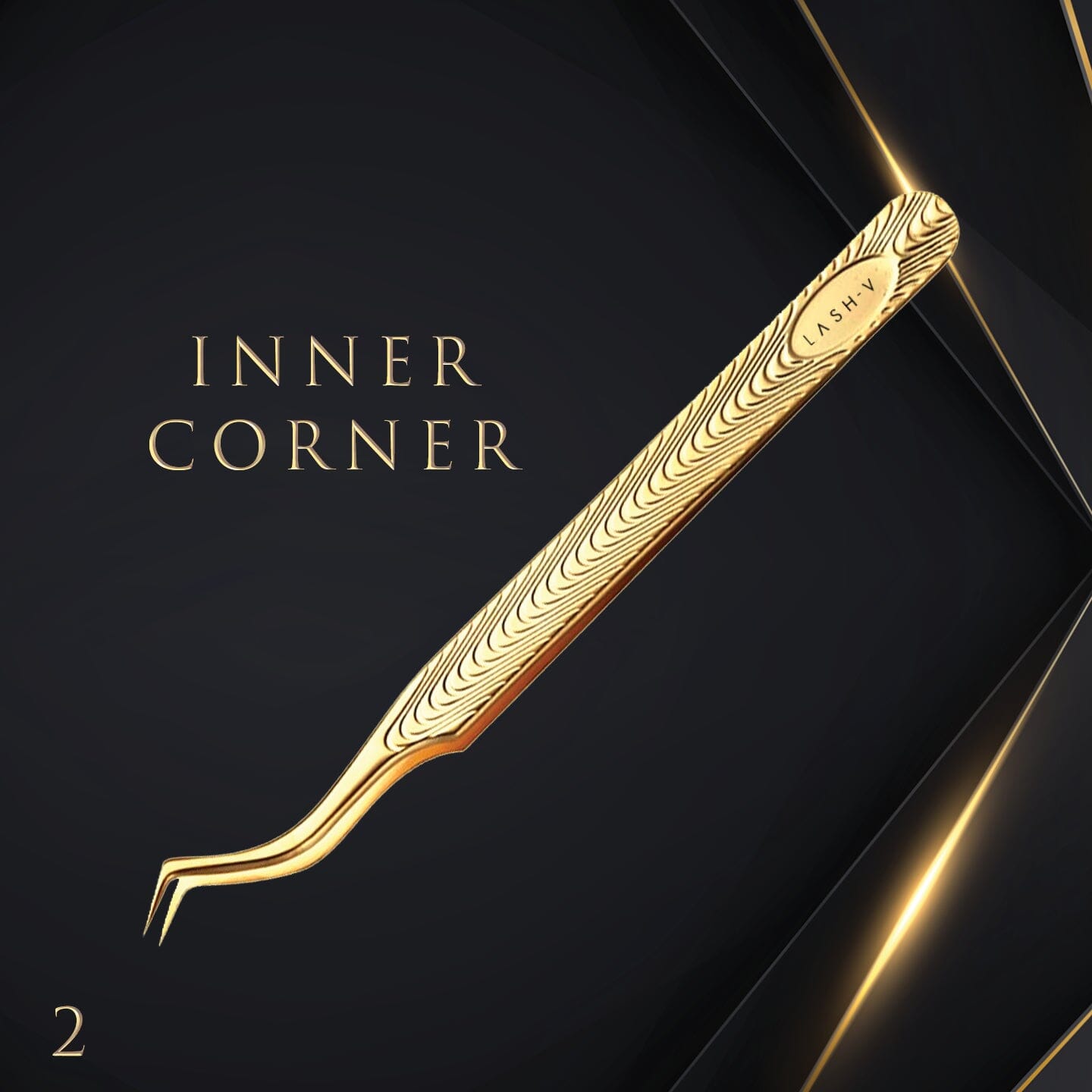 Luxe Gold Tweezers - Inner Corner #2 - LASH V