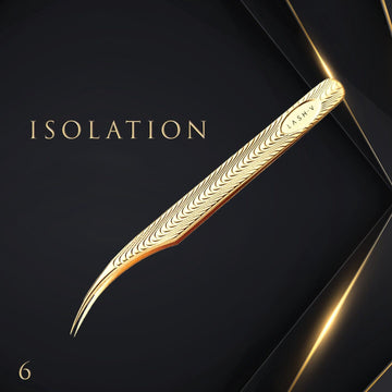 Luxe Gold Tweezers - Isolation #6 - LASH V