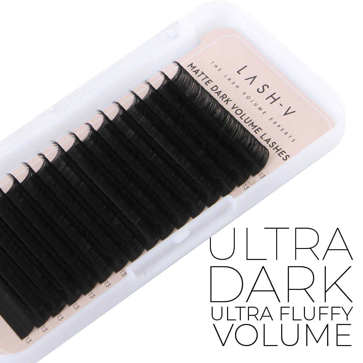 Matte Dark Volume Lashes - 0.07 - CC Curl - LASH V