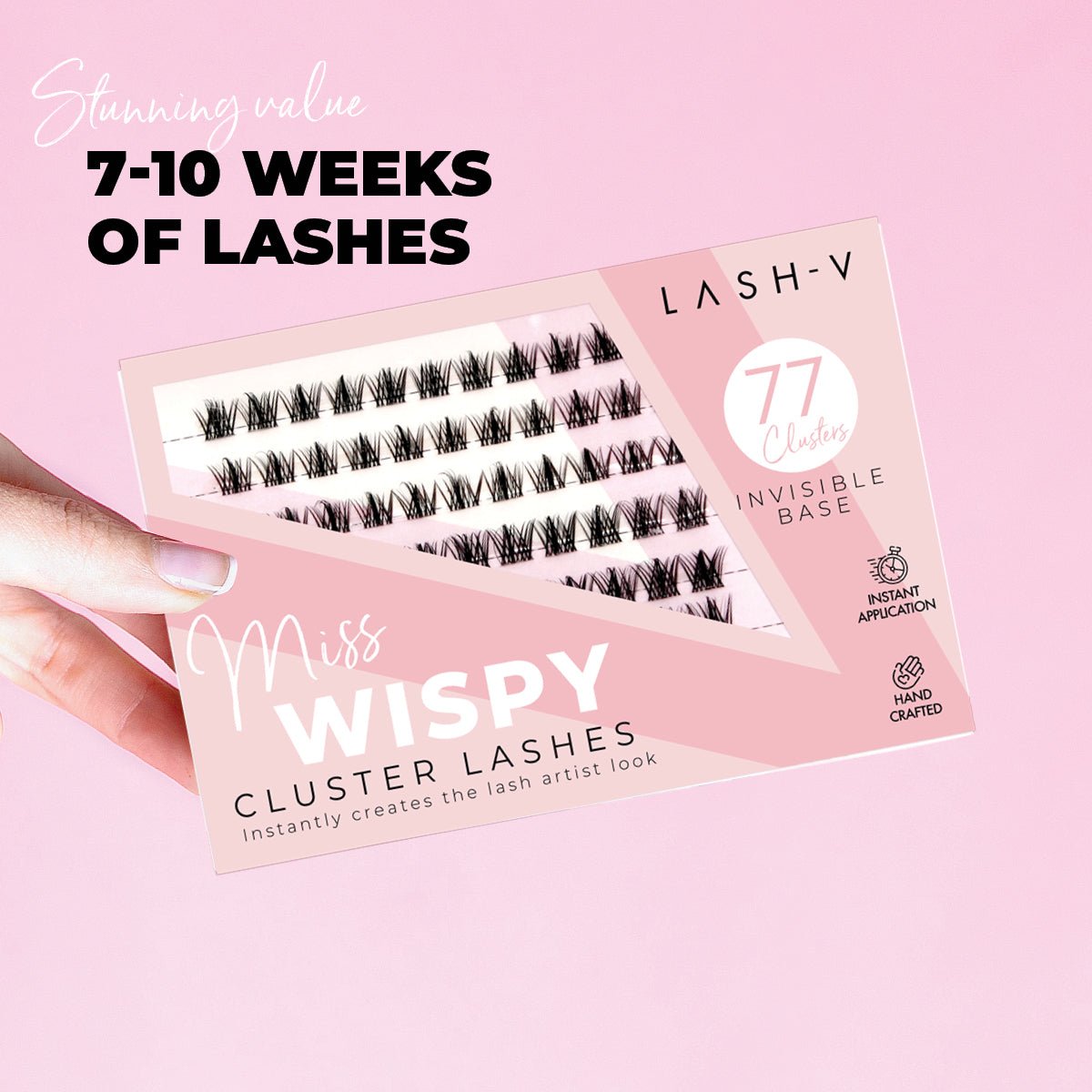 Miss Wispy Cluster Lashes - 77 Clusters - LASH V