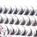 Miss Wispy Cluster Lashes - 77 Clusters Style 2 Pointed Wispies - LASH V