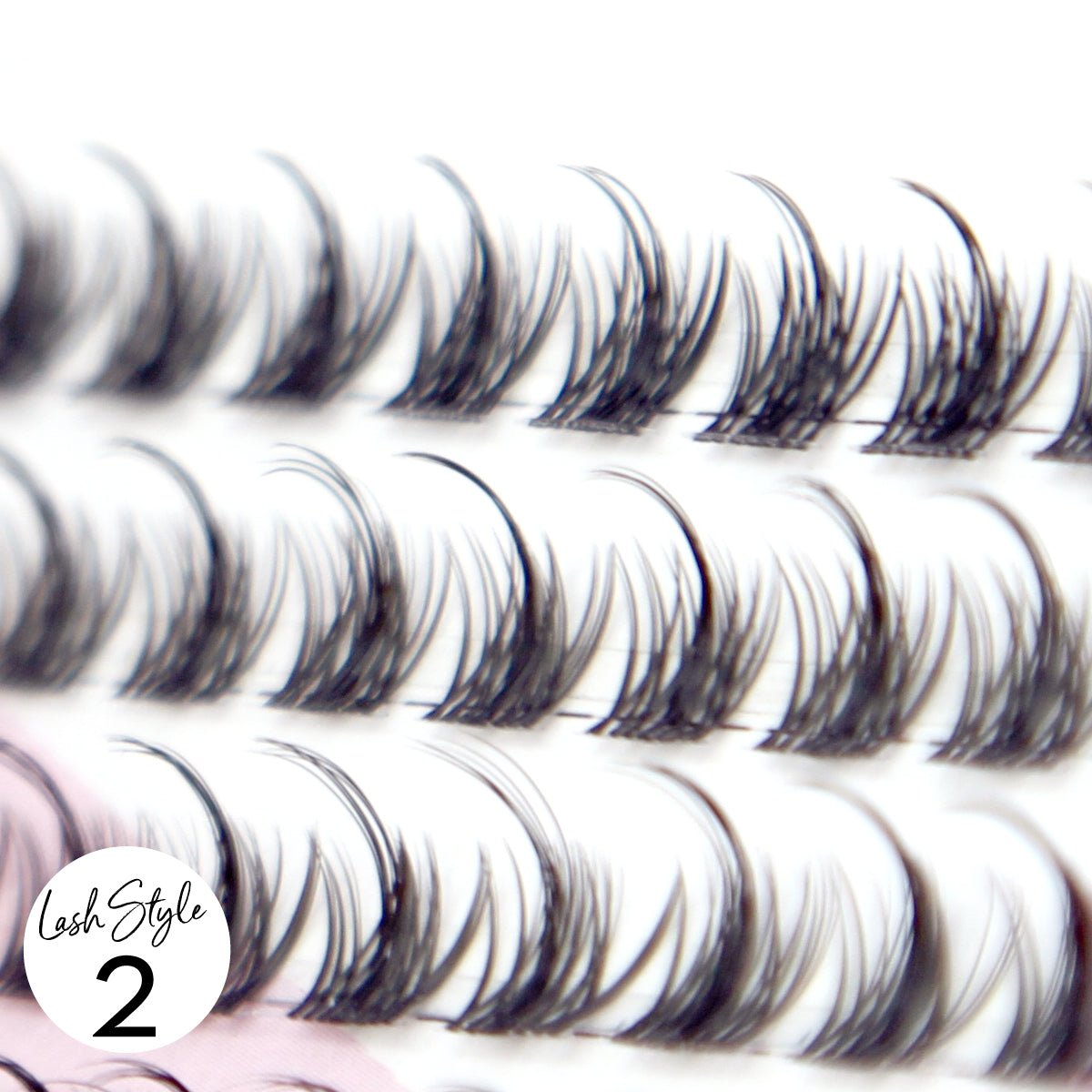 Miss Wispy Cluster Lashes - 77 Clusters Style 2 Pointed Wispies - LASH V