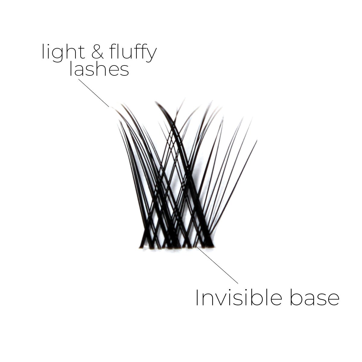 Miss Wispy Cluster Lashes - 77 Clusters - LASH V