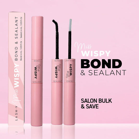 Miss Wispy Cluster Lashes - Bond & Sealant