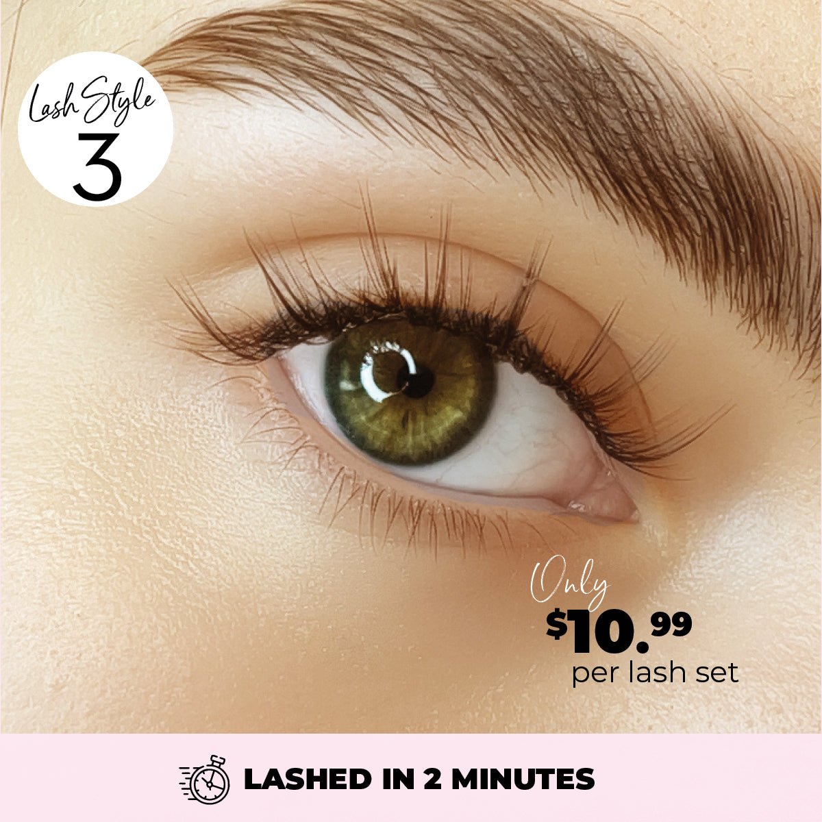 Miss Wispy Cluster Lashes - No Glue - 30 Clusters . - LASH V