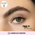 Miss Wispy Cluster Lashes - No Glue - 30 Clusters . - LASH V