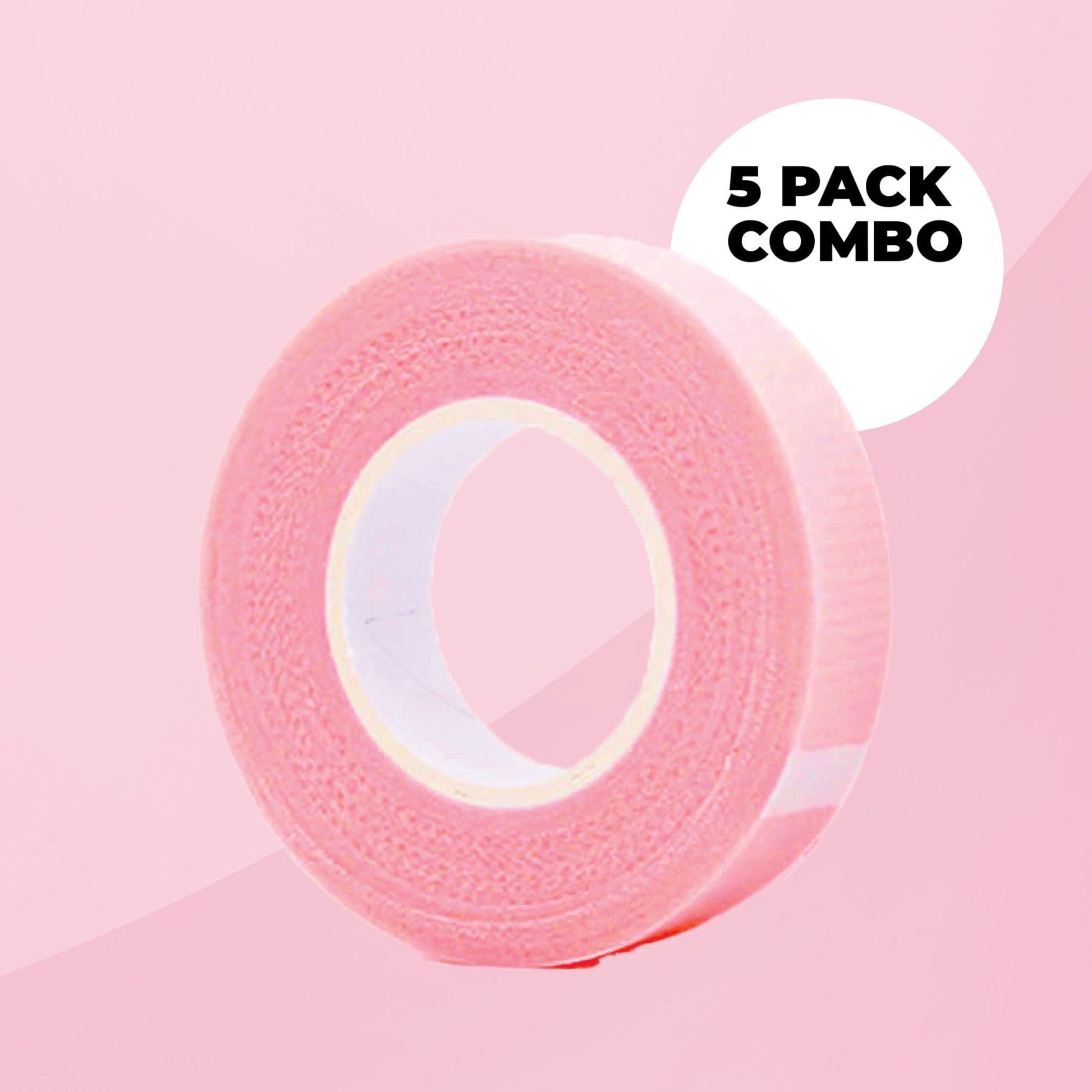 Pink Lash Tape - Breathable | Eyelash Salon Supplies (1x pack/ 5x pack / 10x pack) - LASH V