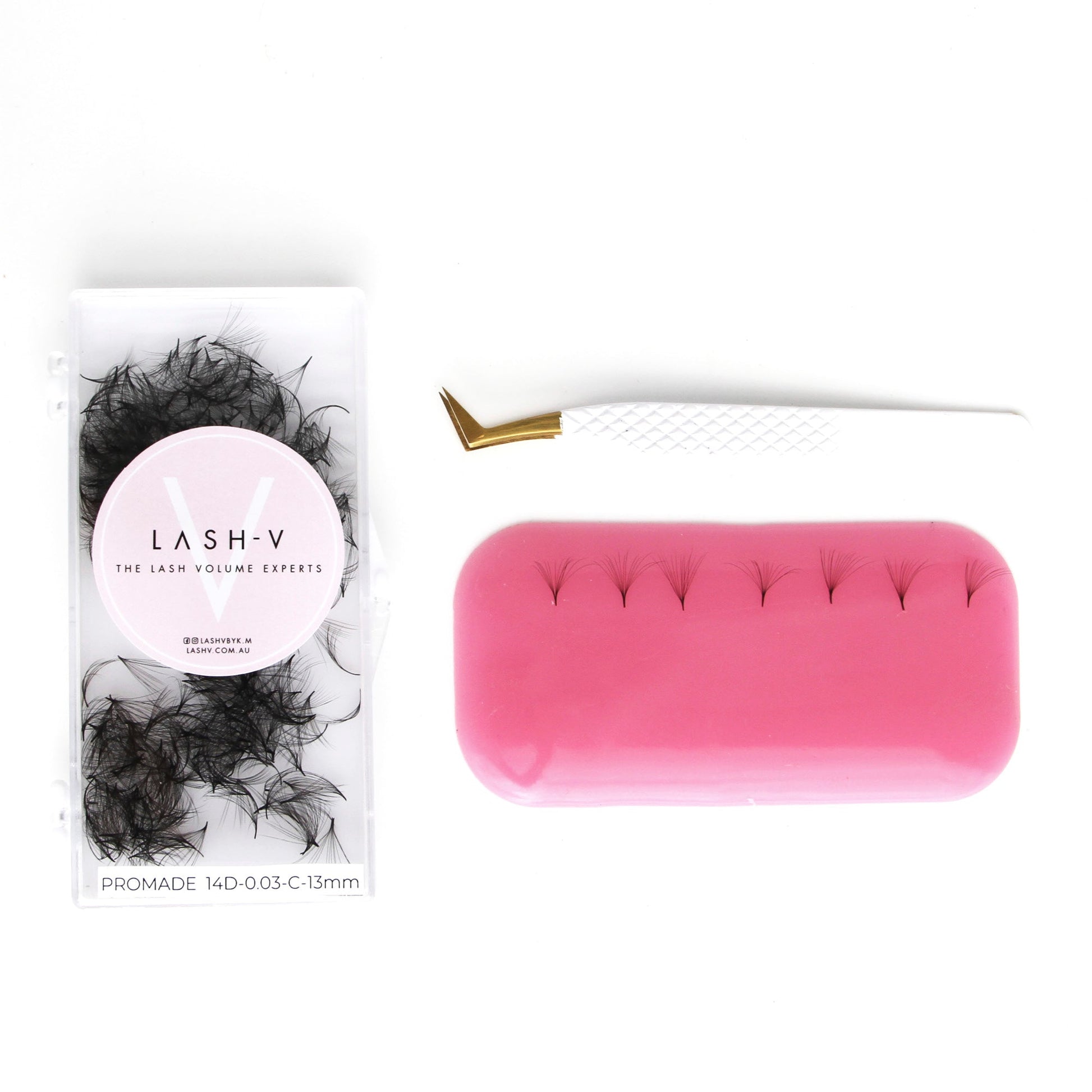 Premade Fan Silicone Pad - LASH V