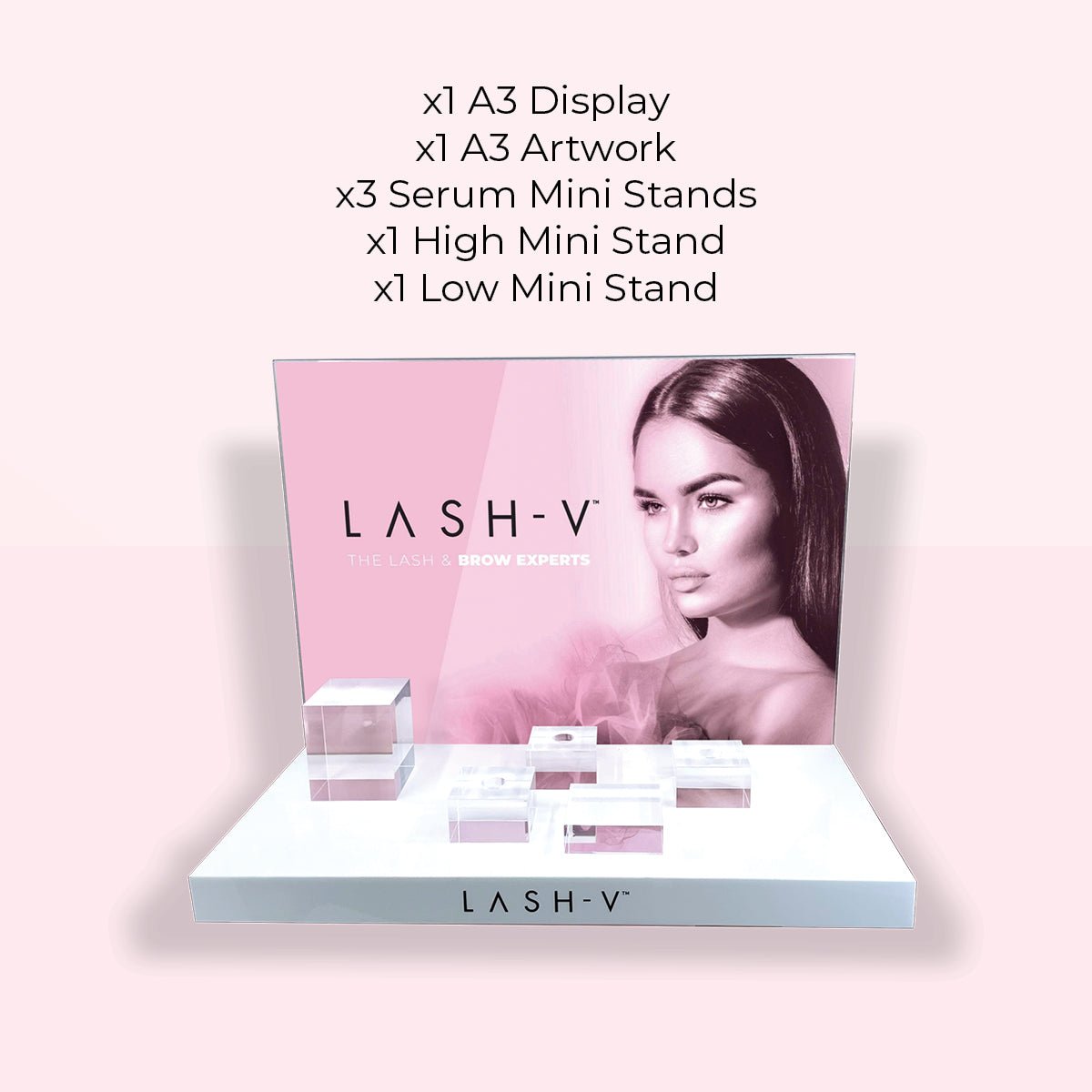 Retail Range Display Stand - A3 - LASH V