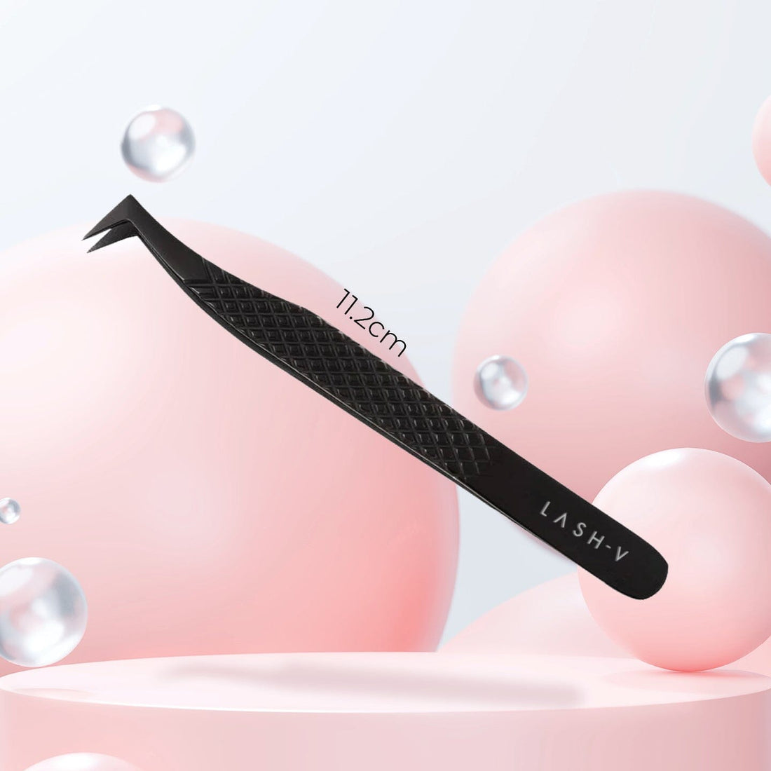 Titanium Eyelash Tweezers - Boot #5 - LASH V