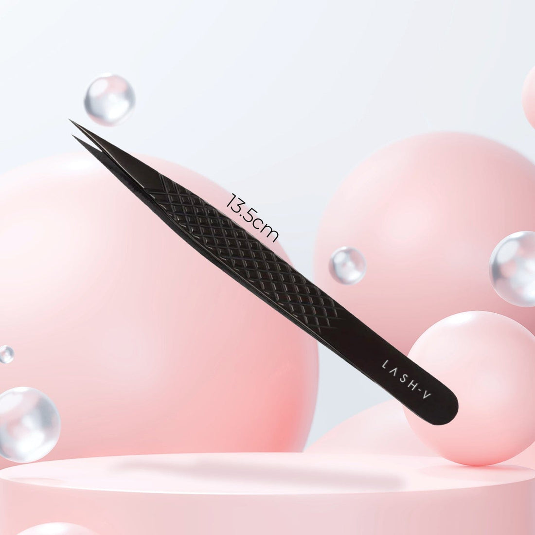 Titanium Eyelash Tweezers - Straight #3 - LASH V